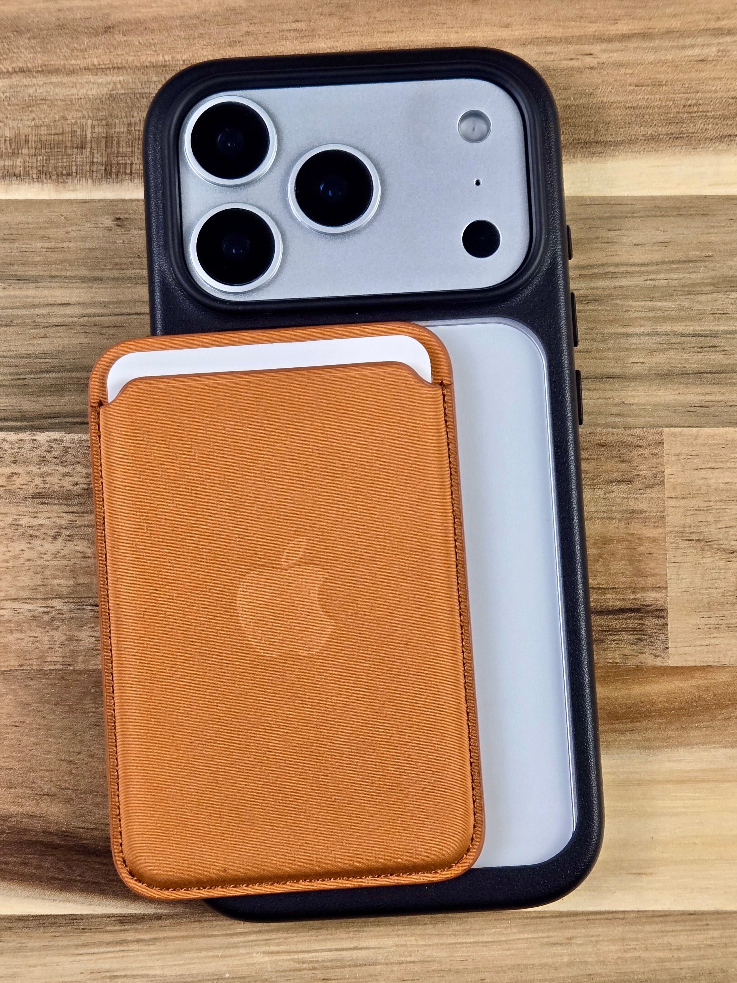 Apple iPhone Leather Wallet オレンジ MagSafe スマホ・タブレット